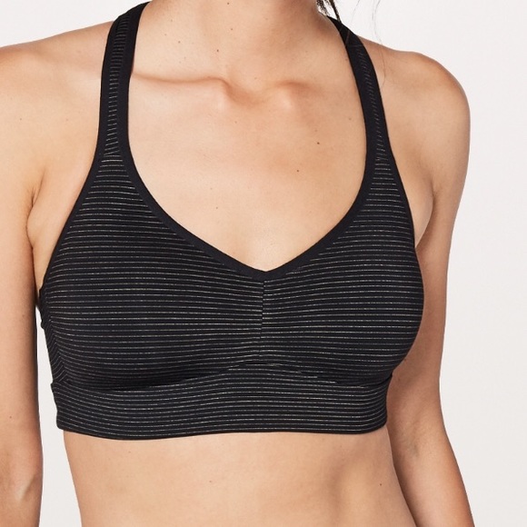 NWT BLACK LULULEMON SPEED UP BRA ANTI-STINK HIGH - Picture 3 of 8